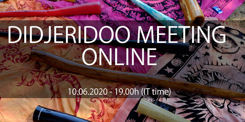 web DIDJERIDOO MEETING ONLINE